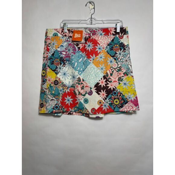 Rip Skirt Hawaii Skirt Women's XL Adjustable Wrap Patchwork NWT Surfing Beach - Picture 2 of 4
